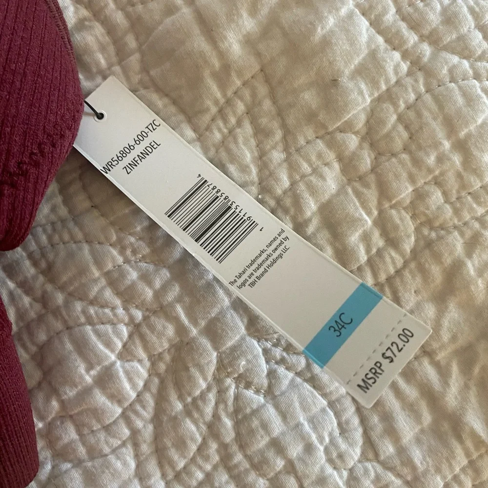 Tahari Ribbed Bralette Trio NWT - Picture 3 of 5